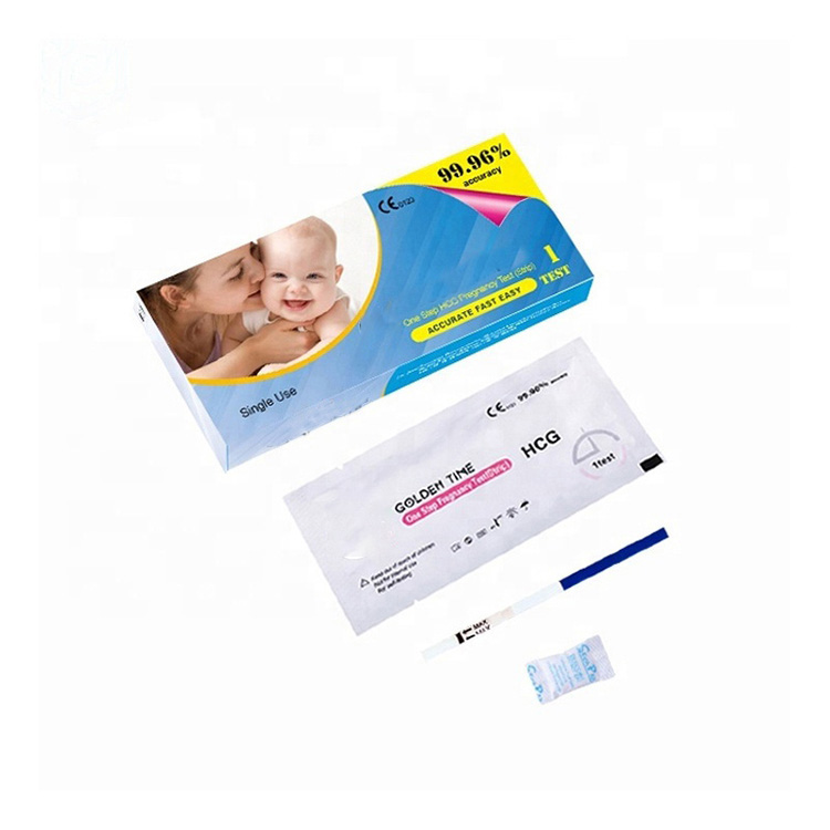 99,9% жоғары дәлдіктегі Mamma Perfect Hcg жүктілік сынағы Rapid Strip